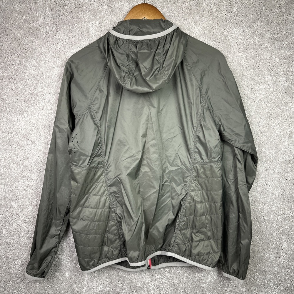 LL Bean Jacket Womens Medium Quilted Puffer Windbreaker Primaloft Running - Picture 5 of 7